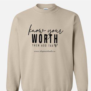 Know your worth hoodie